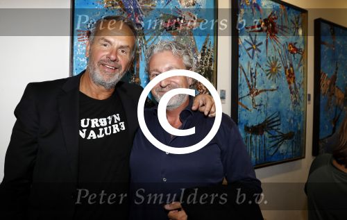 Amsterdam 10 september 2017
Opening expositie Bob Fosko en Bert Kuizenga.n Gijs Scholten van Aschat opent hem. Bert met Mark Teurlings