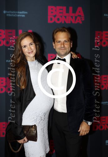Amsterdam 11 september 2017
Premiere Bella Donna\'s in pathe arena. een zwangere Marly v d Velden met partner