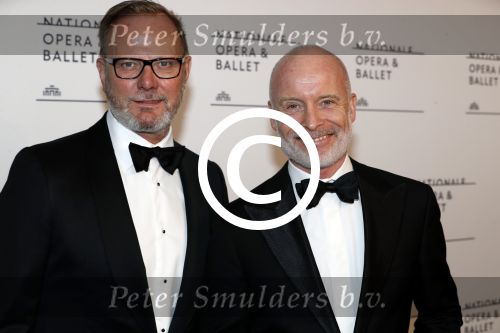 Amsterdam 11 september 2017 
Premiere Nationa Ballet in de stopera. Mart Visser met partner Job