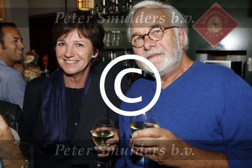Amsterdam 10 september 2017
Opening expositie Bob Fosko en Bert Kuizenga.n Gijs Scholten van Aschat opent hem. Martine v Os met man