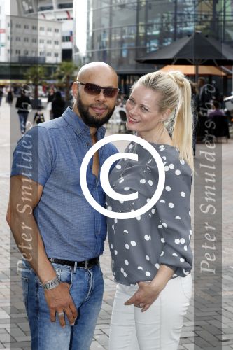 Amsterdam 4 juli 2017
Premiere Spiderman in pathe arena. Monique Sluyter met partner