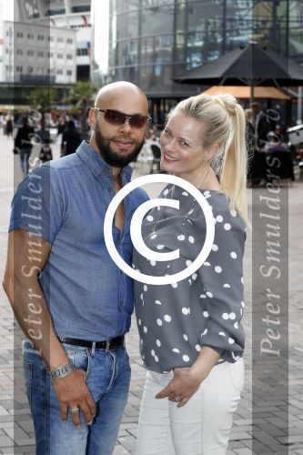 Amsterdam 4 juli 2017
Premiere Spiderman in pathe arena. Monique Sluyter met partner