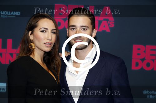 Amsterdam 11 september 2017
Premiere Bella Donna\'s in pathe arena. Nathan Moszcowicz met vriendin Nadeche de Zwart