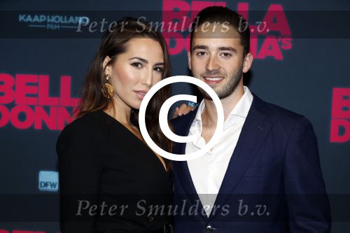 Amsterdam 11 september 2017
Premiere Bella Donna\'s in pathe arena. Nathan Moszcowicz met vriendin Nadeche de Zwart