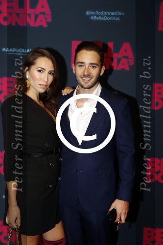 Amsterdam 11 september 2017
Premiere Bella Donna\'s in pathe arena. Nathan Moszcowicz met vriendin Nadeche de Zwart