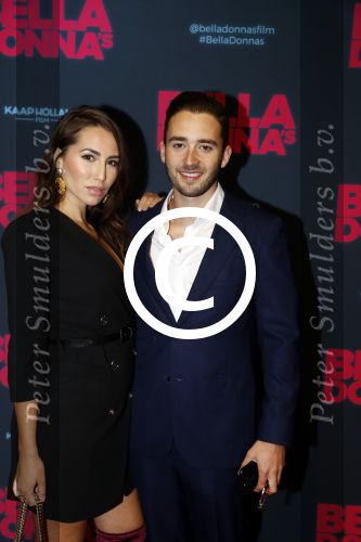 Amsterdam 11 september 2017
Premiere Bella Donna\'s in pathe arena. Nathan Moszcowicz met vriendin Nadeche de Zwart