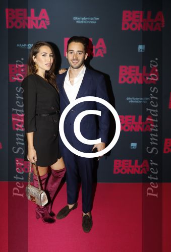 Amsterdam 11 september 2017
Premiere Bella Donna\'s in pathe arena. Nathan Moszcowicz met vriendin Nadeche de Zwart
