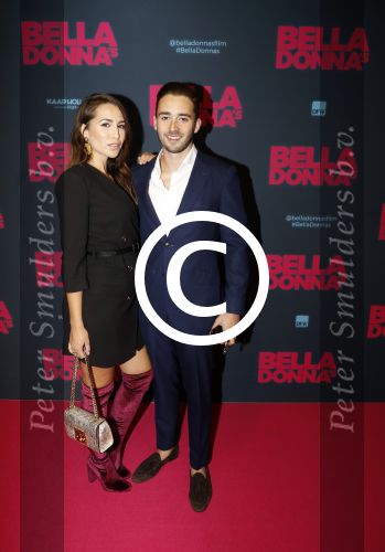 Amsterdam 11 september 2017
Premiere Bella Donna\'s in pathe arena. Nathan Moszcowicz met vriendin Nadeche de Zwart