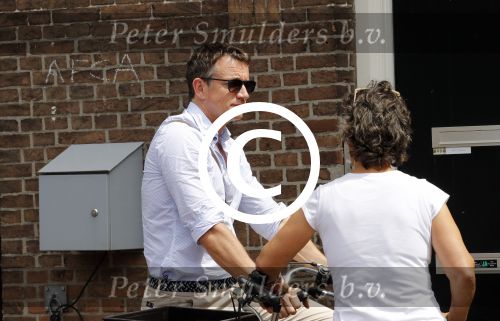 Amsterdam 5 juli 2017
Henry van Loon op terrasPaul Groot op de fiets in Amsterdam