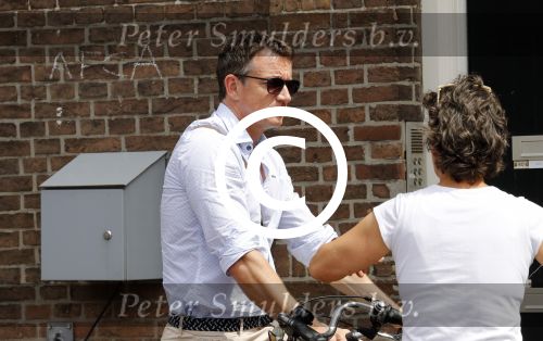 Amsterdam 5 juli 2017
Henry van Loon op terrasPaul Groot op de fiets in Amsterdam