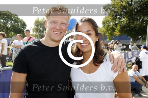 Amsterdam 3 september 2017  
ALS Cityswim in de amsterdamse grachten. Ferry Weertman en Ranomi Kromowidjojo