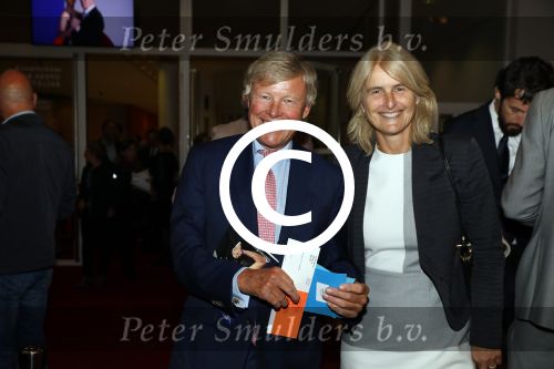 Amsterdam 15 september 2017 
Premierevoorstelling Ode aan de Meester bij Nationale Opera & Ballet in Amsterdam.koning Willem Alexander en koningin Maxima zijn de eregasten. Rijkman Groenink met partner