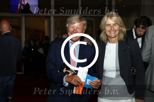 Amsterdam 15 september 2017 
Premierevoorstelling Ode aan de Meester bij Nationale Opera & Ballet in Amsterdam.koning Willem Alexander en koningin Maxima zijn de eregasten. Rijkman Groenink met partner