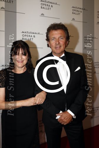 Amsterdam 11 september 2017 
Premiere Nationa Ballet in de stopera. Robert ten Brink m et vrouw Roos