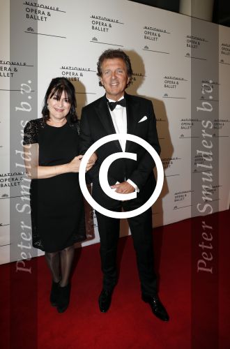 Amsterdam 11 september 2017 
Premiere Nationa Ballet in de stopera. Robert ten Brink m et vrouw Roos