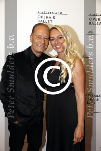 Amsterdam 11 september 2017 
Premiere Nationa Ballet in de stopera. Ron Boszhard met vriendin