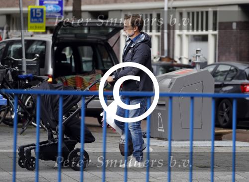 Amsterdam 15 september 2017 
Ronald de Boer achter kinderwagen