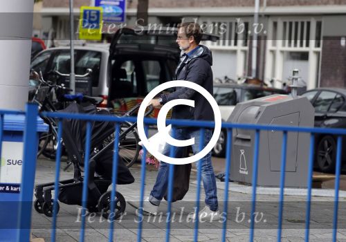 Amsterdam 15 september 2017 
Ronald de Boer achter kinderwagen