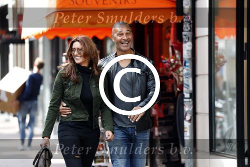 Amsterdam 7 september 2017 
Ruud Gullit met zijn vriendin Karin de Rooy op de pc hooftstraat