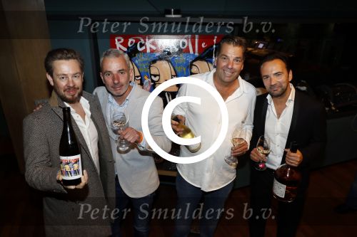 Hilversum 11 september 2017 
Presentatie wijnen in de wisseloord studio\'s met Selwyn Sanatori en Gerard Ekdom