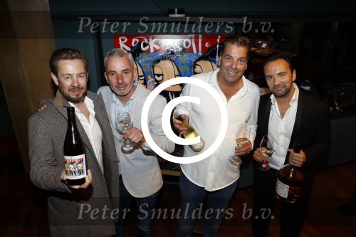 Hilversum 11 september 2017 
Presentatie wijnen in de wisseloord studio\'s met Selwyn Sanatori en Gerard Ekdom