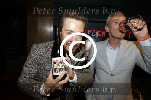 Hilversum 11 september 2017 
Presentatie wijnen in de wisseloord studio\'s met Selwyn Sanatori en Gerard Ekdom