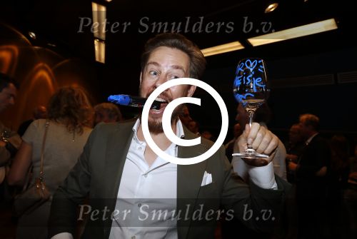 Hilversum 11 september 2017 
Presentatie wijnen in de wisseloord studio\'s met Selwyn Sanatori en Gerard Ekdom