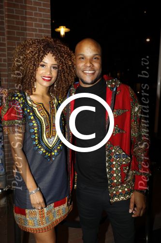 Amsterdam 7 september 2017 
Elle style awards in club panama. Sharon Doorzon met vriend