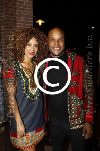 Amsterdam 7 september 2017 
Elle style awards in club panama. Sharon Doorzon met vriend