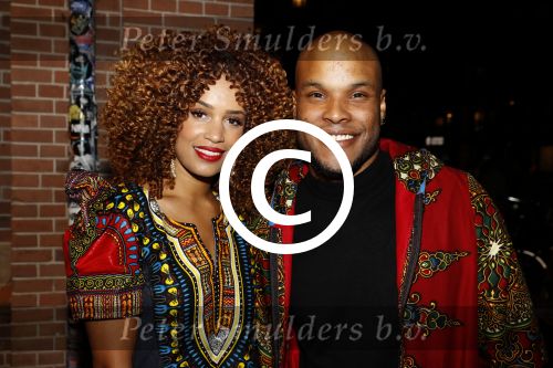 Amsterdam 7 september 2017 
Elle style awards in club panama. Sharon Doorzon met vriend