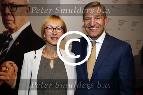 Amsterdam 15 september 2017 
Premierevoorstelling Ode aan de Meester bij Nationale Opera & Ballet in Amsterdam.koning Willem Alexander en koningin Maxima zijn de eregasten. Sybrand Buma en partner