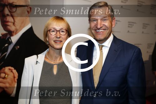 Amsterdam 15 september 2017 
Premierevoorstelling Ode aan de Meester bij Nationale Opera & Ballet in Amsterdam.koning Willem Alexander en koningin Maxima zijn de eregasten. Sybrand Buma en partner