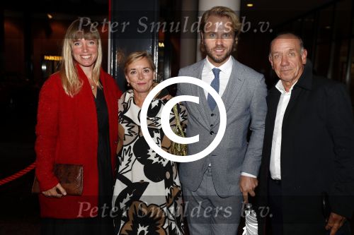Amsterdam 15 september 2017 
Premierevoorstelling Ode aan de Meester bij Nationale Opera & Ballet in Amsterdam.koning Willem Alexander en koningin Maxima zijn de eregasten. Thijs Romer, Nienke Romer en hun vader Peter Romer met partner Annet Hock