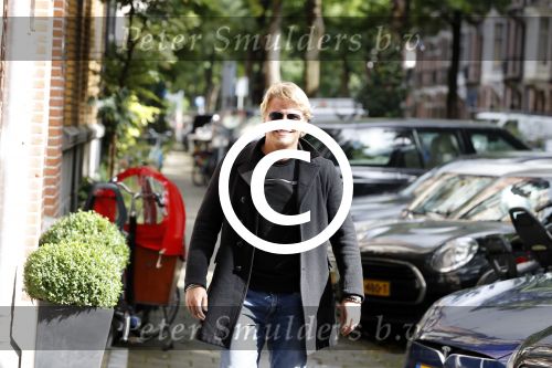 Amsterdam 15 september 2017 
Thomas Berge op straat in Amsterdam zuid