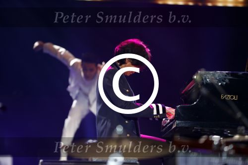 Amsterdam 16 september 2017 
Bert v Leeuwen presenteert het gala van het leger des Hils. Wibi Soerjadi treedt op
