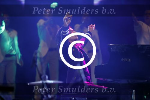 Amsterdam 16 september 2017 
Bert v Leeuwen presenteert het gala van het leger des Hils. Wibi Soerjadi treedt op