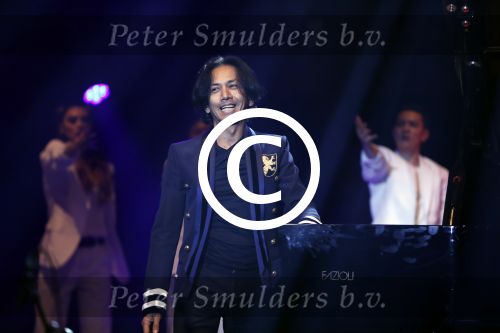 Amsterdam 16 september 2017 
Bert v Leeuwen presenteert het gala van het leger des Hils. Wibi Soerjadi treedt op