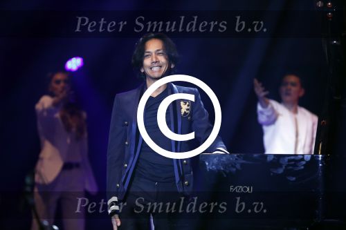 Amsterdam 16 september 2017 
Bert v Leeuwen presenteert het gala van het leger des Hils. Wibi Soerjadi treedt op