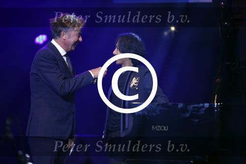 Amsterdam 16 september 2017 
Bert v Leeuwen presenteert het gala van het leger des Hils. Wibi Soerjadi treedt op