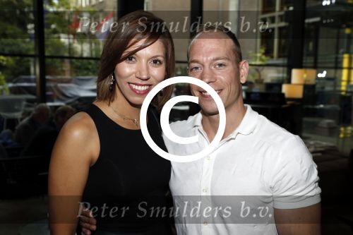 Amsterdam 6 september 2017
Boekpresentatie Claudia Schoemacher in het conservatorium hotel. Yuri v Gelder met vriendin