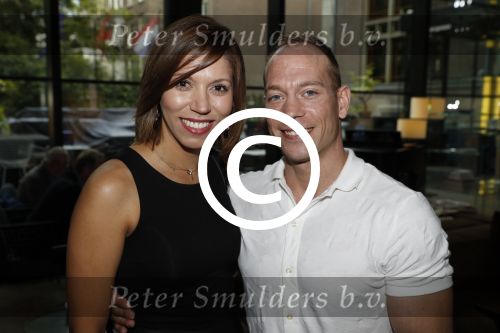 Amsterdam 6 september 2017
Boekpresentatie Claudia Schoemacher in het conservatorium hotel. Yuri v Gelder met vriendin