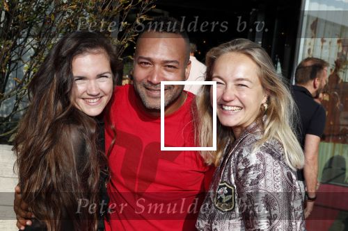 Amsterdam 2 september 2018
Presentatie ondergoedlijn  Iamtoro van Everon Jackson en zijn compagnons Mark v Eck en Roland Ykel. carolien Spoor en Marly v d Velden
