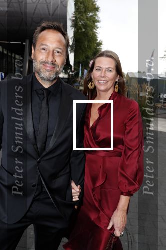 Hilversum 3 september 2018
Telegraaf voetballer van het jaar in studio 21. 
Danielle v t Schip en Johnny v t Schip