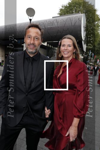 Hilversum 3 september 2018
Telegraaf voetballer van het jaar in studio 21. 
Danielle v t Schip en Johnny v t Schip