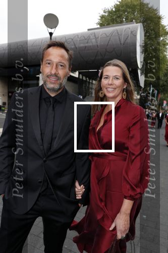 Hilversum 3 september 2018
Telegraaf voetballer van het jaar in studio 21. 
Danielle v t Schip en Johnny v t Schip