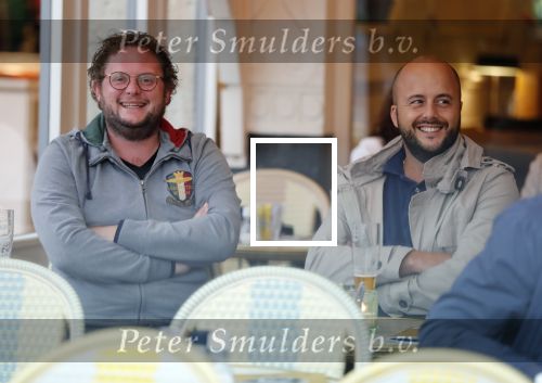 Amsterdam 29 augustus 2018
Diederek Jekel met John Karthaus op terras