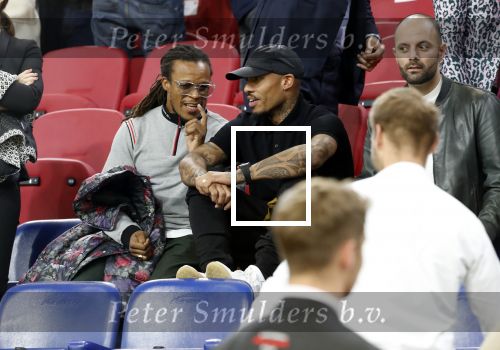 Amsterdam 6 mei 2018
Nederland-Peru 2-1 . Afscheidswedstrijd Wesley Sneijder . Zijn vrouw Yolanthe Sneijder Cabau en zoons Jessey en Xess Xava zijn natuurlijk aanwezig. Edgar Davids en Nigel de Jong