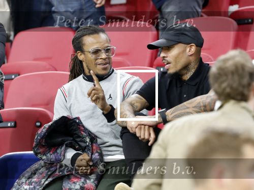 Amsterdam 6 mei 2018
Nederland-Peru 2-1 . Afscheidswedstrijd Wesley Sneijder . Zijn vrouw Yolanthe Sneijder Cabau en zoons Jessey en Xess Xava zijn natuurlijk aanwezig. Edgar Davids en Nigel de Jong