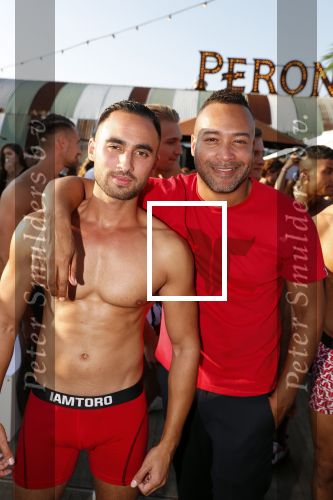 Amsterdam 2 september 2018
Presentatie ondergoedlijn  Iamtoro van Everon Jackson en zijn compagnons Mark v Eck en Roland Ykel. Everon met vriend