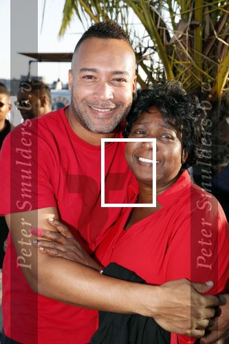 Amsterdam 2 september 2018
Presentatie ondergoedlijn  Iamtoro van Everon Jackson en zijn compagnons Mark v Eck en Roland Ykel. Everon met zijn moeder